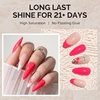 image:imageMelodySusie Gel Nail Polish Kit with UV Light PART06F Popular Color Gel with Builder and Baser ampGlossy Top Coat Soak Off Includes Nail Art Tools Nail Art Gift for Women amp GirlsNeon PinkA2632