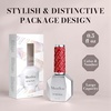 image:imageMelodySusie Gel Nail Polish Kit with UV Light PART06F Popular Color Gel with Builder and Baser ampGlossy Top Coat Soak Off Includes Nail Art Tools Nail Art Gift for Women amp GirlsAChristmas Red072