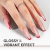 image:imageMelodySusie Gel Nail Polish Kit with UV Light PART06F Popular Color Gel with Builder and Baser ampGlossy Top Coat Soak Off Includes Nail Art Tools Nail Art Gift for Women amp GirlsPinkA2405