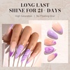 image:imageMelodySusie Gel Nail Polish Kit with UV Light PART06F Popular Color Gel with Builder and Baser ampGlossy Top Coat Soak Off Includes Nail Art Tools Nail Art Gift for Women amp GirlsALight Purple449