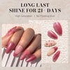 image:imageMelodySusie Gel Nail Polish Kit with UV Light PART06F Popular Color Gel with Builder and Baser ampGlossy Top Coat Soak Off Includes Nail Art Tools Nail Art Gift for Women amp GirlsStrawberry Pink Glitterz201