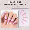image:imageMelodySusie Gel Nail Polish Kit with UV Light PART06F Popular Color Gel with Builder and Baser ampGlossy Top Coat Soak Off Includes Nail Art Tools Nail Art Gift for Women amp GirlsACreamy PinkA2601