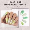 image:imageMelodySusie Gel Nail Polish Kit with UV Light PART06F Popular Color Gel with Builder and Baser ampGlossy Top Coat Soak Off Includes Nail Art Tools Nail Art Gift for Women amp GirlsWhite Shimmer1756