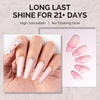 image:imageMelodySusie Gel Nail Polish Kit with UV Light PART06F Popular Color Gel with Builder and Baser ampGlossy Top Coat Soak Off Includes Nail Art Tools Nail Art Gift for Women amp GirlsAPastel PinkA2602