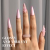 image:imageMelodySusie Gel Nail Polish Kit with UV Light PART06F Popular Color Gel with Builder and Baser ampGlossy Top Coat Soak Off Includes Nail Art Tools Nail Art Gift for Women amp GirlsACreamy Pink012
