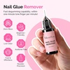 image:imageMelodySusie Gel Polish Remover Kit with Cuticle Oil amp Liquid Latex Tape amp Wipes amp Peel Off Manicure Tools Gel Remover for Nails 25 Minutes At Home No Need Soaking Wrapping136 Fl Oz Pack of 1