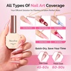 image:imageMelodySusie Gel Polish Remover Kit with Cuticle Oil amp Liquid Latex Tape amp Wipes amp Peel Off Manicure Tools Gel Remover for Nails 25 Minutes At Home No Need Soaking Wrapping05 Fl Oz Pack of 3