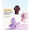 image:imageMelodySusie GelCarousel for Nail Polish Bottle Holder and Nail Art Tools Organizer 360 Rotating Storage Container with 3Pcs Detachable Silcone Gel Polish Holder PinkOnly BoxPurple