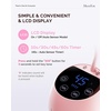 image:imageMelodySusie Gooseneck Cordless UV Nail Lamp with Adjustable Light Angle PArtM2 Rechargeable Fast Curing Nail Dryer with 4 Timers Cures All Gels Especially Rhinestone Glue Cat Eye amp Nail TipPink