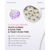 image:imageMelodySusie Gooseneck Cordless UV Nail Lamp with Adjustable Light Angle PArtM2 Rechargeable Fast Curing Nail Dryer with 4 Timers Cures All Gels Especially Rhinestone Glue Cat Eye amp Nail TipWhite