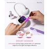 image:imageMelodySusie Gooseneck Cordless UV Nail Lamp with Adjustable Light Angle PArtM2 Rechargeable Fast Curing Nail Dryer with 4 Timers Cures All Gels Especially Rhinestone Glue Cat Eye amp Nail TipWhite