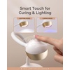 image:imageMelodySusie Gooseneck Cordless UV Nail Lamp with Adjustable Light Angle SPro09M 2in1 Rechargeable Fast Curing Nail Dryer Cures All Gels Especially Rhinestone Glue amp Liner Gel PolishGolden Nail Art Lamp