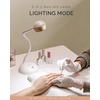 image:imageMelodySusie Gooseneck Cordless UV Nail Lamp with Adjustable Light Angle SPro09M 2in1 Rechargeable Fast Curing Nail Dryer Cures All Gels Especially Rhinestone Glue amp Liner Gel PolishGolden Nail Art Lamp