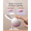 image:imageMelodySusie Gooseneck Cordless UV Nail Lamp with Adjustable Light Angle SPro09M 2in1 Rechargeable Fast Curing Nail Dryer Cures All Gels Especially Rhinestone Glue amp Liner Gel PolishMatte Pink Nail Art Lamp