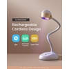 image:imageMelodySusie Gooseneck Cordless UV Nail Lamp with Adjustable Light Angle SPro09M 2in1 Rechargeable Fast Curing Nail Dryer Cures All Gels Especially Rhinestone Glue amp Liner Gel PolishGolden Nail Art Lamp