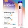 image:imageMelodySusie Handheld Cordless UV Nail Lamp with LCD Display amp EyeProtection Cover PArt01R Rechargeable Mini UV LED Light Flash Cures All Soft Gels Especially Rhinestone Glue amp Liner Gel PinkPink Part01r
