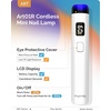 image:imageMelodySusie Handheld Cordless UV Nail Lamp with LCD Display amp EyeProtection Cover PArt01R Rechargeable Mini UV LED Light Flash Cures All Soft Gels Especially Rhinestone Glue amp Liner Gel PinkWhite Part01r