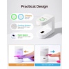 image:imageMelodySusie Handheld Cordless UV Nail Lamp with LCD Display amp Optical Lens PArt01G Rechargeable Mini UV LED Light Flash Cures All Soft Gels Especially Rhinestone Glue amp Liner Gel SilverMini UV Light