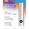 image:imageMelodySusie Handheld Cordless UV Nail Lamp with LCD Display amp Optical Lens PArt01G Rechargeable Mini UV LED Light Flash Cures All Soft Gels Especially Rhinestone Glue amp Liner Gel SilverSilver