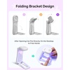 image:imageMelodySusie Handheld UV Light for Gel Nails with Stand Mini Portable Cordless Nail Lamp with LCD Display EyeProtective Cover Flash Curing for Glue WhiteWhite