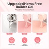 image:imageMelodySusie Hema Free Clear Builder Nail Gel for Nails Thickening Tpo Free 05 Fl Oz Soak Off UV Extension Gel Nail Art Design Salon DIY Manicure at Home for WomenClearH1402H1403