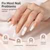 image:imageMelodySusie Hema Free Clear Builder Nail Gel for Nails Thickening Tpo Free 05 Fl Oz Soak Off UV Extension Gel Nail Art Design Salon DIY Manicure at Home for WomenClear 2PCS Hema Free Builder Gel