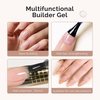 image:imageMelodySusie Hema Free Clear Builder Nail Gel for Nails Thickening Tpo Free 05 Fl Oz Soak Off UV Extension Gel Nail Art Design Salon DIY Manicure at Home for WomenClear 2PCS Hema Free Builder Gel