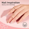 image:imageMelodySusie Hema Free Clear Builder Nail Gel for Nails Thickening Tpo Free 05 Fl Oz Soak Off UV Extension Gel Nail Art Design Salon DIY Manicure at Home for WomenMilky Pink Builder H1402