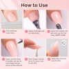 image:imageMelodySusie Hema Free Clear Builder Nail Gel for Nails Thickening Tpo Free 05 Fl Oz Soak Off UV Extension Gel Nail Art Design Salon DIY Manicure at Home for WomenClearH1402H1403