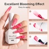 image:imageMelodySusie Hema Free Clear Builder Nail Gel for Nails Thickening Tpo Free 05 Fl Oz Soak Off UV Extension Gel Nail Art Design Salon DIY Manicure at Home for WomenClearHema Free Blooming Gel and 3 Free Top Coat