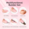 image:imageMelodySusie Hema Free Clear Builder Nail Gel for Nails Thickening Tpo Free 05 Fl Oz Soak Off UV Extension Gel Nail Art Design Salon DIY Manicure at Home for WomenH1021H1604H1608