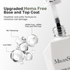 image:imageMelodySusie Hema Free Clear Builder Nail Gel for Nails Thickening Tpo Free 05 Fl Oz Soak Off UV Extension Gel Nail Art Design Salon DIY Manicure at Home for WomenClear
