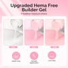 image:imageMelodySusie Hema Free Clear Builder Nail Gel for Nails Thickening Tpo Free 05 Fl Oz Soak Off UV Extension Gel Nail Art Design Salon DIY Manicure at Home for WomenH1021H1604H1608