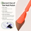 image:imageMelodySusie Hema Free Gel Nail Polish 05 Fl Oz Thick Macaron Orange Gel Polish Non Toxic Long Lasting Soak Off UV Nail Polish Manicure Nail Design Salon DIY Nail Art at Home 227