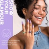 image:imageMelodySusie Hema Free Gel Nail Polish 05 Fl Oz Thick Purple Gel Polish Non Toxic Long Lasting Soak Off UV Nail Polish Manicure Nail Design Salon DIY Nail Art at Home 449