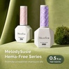 image:imageMelodySusie Hema Free Gel Nail Polish 05 Fl Oz Thick Purple Gel Polish Non Toxic Long Lasting Soak Off UV Nail Polish Manicure Nail Design Salon DIY Nail Art at Home 449
