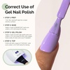 image:imageMelodySusie Hema Free Gel Nail Polish 05 Fl Oz Thick Purple Gel Polish Non Toxic Long Lasting Soak Off UV Nail Polish Manicure Nail Design Salon DIY Nail Art at Home 449