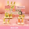image:imageMelodySusie Highly Pigmented Gel Nail Polish Set 056 floz TiltandStand Bottle HEMA Free PlantBased Formula 6 Colors Macarons Soak Off UV LED Manicure Kit Gift BoxMocha Brown Dark RedADopamine 12PCS