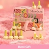 image:imageMelodySusie Highly Pigmented Gel Nail Polish Set 056 floz TiltandStand Bottle HEMA Free PlantBased Formula 6 Colors Macarons Soak Off UV LED Manicure Kit Gift BoxMocha Brown Dark RedADopamine with Light 12PCS