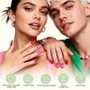 image:imageMelodySusie Highly Pigmented Gel Nail Polish Set 056 floz TiltandStand Bottle HEMA Free PlantBased Formula 6 Colors Macarons Soak Off UV LED Manicure Kit Gift BoxMocha Brown Dark RedB2001Black