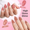 image:imageMelodySusie Jelly Gel Nail Polish Set6 Transparent ColorsMilky or Jelly TextureAutumn and Winter Dark Colors Soak Off UV LED Light Cure or Salon Manicure and Nail Art DIY at HomeNude Pink Jelly Set
