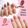 image:imageMelodySusie Jelly Gel Nail Polish Set6 Transparent ColorsMilky or Jelly TextureAutumn and Winter Dark Colors Soak Off UV LED Light Cure or Salon Manicure and Nail Art DIY at HomeSheer Earth Tones