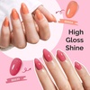 image:imageMelodySusie Jelly Gel Nail Polish Set6 Transparent ColorsMilky or Jelly TextureAutumn and Winter Dark Colors Soak Off UV LED Light Cure or Salon Manicure and Nail Art DIY at HomePastel Jelly Rainbow Set