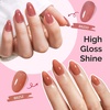 image:imageMelodySusie Jelly Gel Nail Polish Set6 Transparent ColorsMilky or Jelly TextureAutumn and Winter Dark Colors Soak Off UV LED Light Cure or Salon Manicure and Nail Art DIY at HomeRose Red Jelly Set