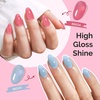image:imageMelodySusie Jelly Gel Nail Polish Set6 Transparent ColorsMilky or Jelly TextureAutumn and Winter Dark Colors Soak Off UV LED Light Cure or Salon Manicure and Nail Art DIY at HomePastel Sea Breeze 15ML