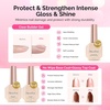 image:imageMelodySusie Jelly Gel Nail Polish Set6 Transparent ColorsMilky or Jelly TextureAutumn and Winter Dark Colors Soak Off UV LED Light Cure or Salon Manicure and Nail Art DIY at HomeSet6