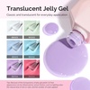 image:imageMelodySusie Jelly Gel Nail Polish Set6 Transparent ColorsMilky or Jelly TextureAutumn and Winter Dark Colors Soak Off UV LED Light Cure or Salon Manicure and Nail Art DIY at HomePastel Sea Breeze