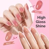 image:imageMelodySusie Jelly Gel Nail Polish Set6 Transparent ColorsMilky or Jelly TextureAutumn and Winter Dark Colors Soak Off UV LED Light Cure or Salon Manicure and Nail Art DIY at HomeNude Pink Jelly Set 15ML