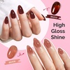 image:imageMelodySusie Jelly Gel Nail Polish Set6 Transparent ColorsMilky or Jelly TextureAutumn and Winter Dark Colors Soak Off UV LED Light Cure or Salon Manicure and Nail Art DIY at HomeSmoky Rose Jelly Set