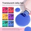 image:imageMelodySusie Jelly Gel Nail Polish Set6 Transparent ColorsMilky or Jelly TextureAutumn and Winter Dark Colors Soak Off UV LED Light Cure or Salon Manicure and Nail Art DIY at HomeNeon Jelly Splash